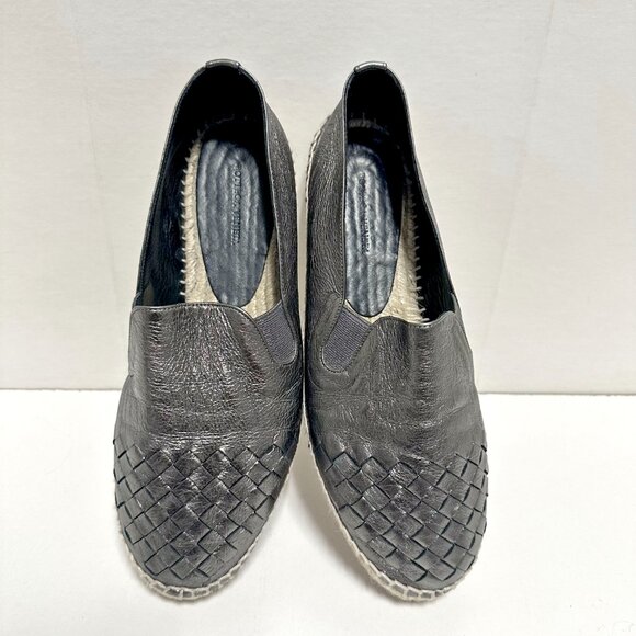 Bottega Veneta Gala Metallic Leather Espadrilles - Picture 4 of 10